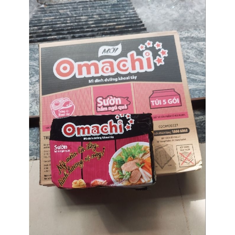 Mì omachi sườn hầm ngủ quả 30 gói