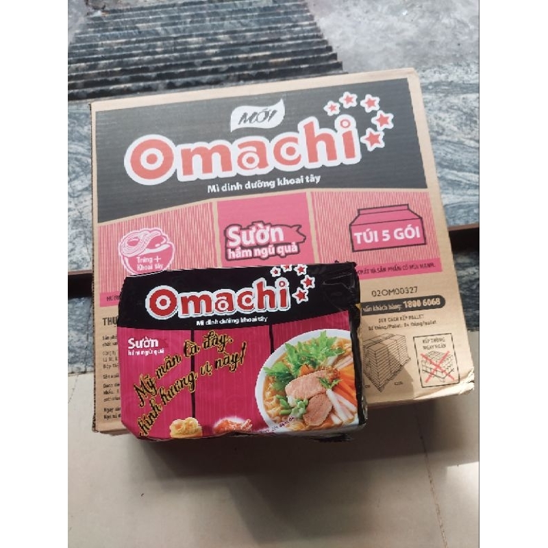 Mì omachi sườn hầm ngủ quả 30 gói