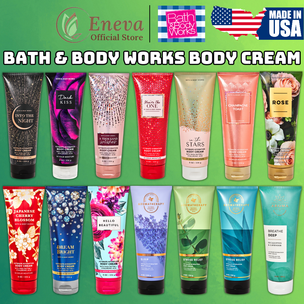 Bath and Body Works Body Cream 226g Chính Hãng, Body Cream Bath & Body Works Body, Bath and Body Work Chính Hãng