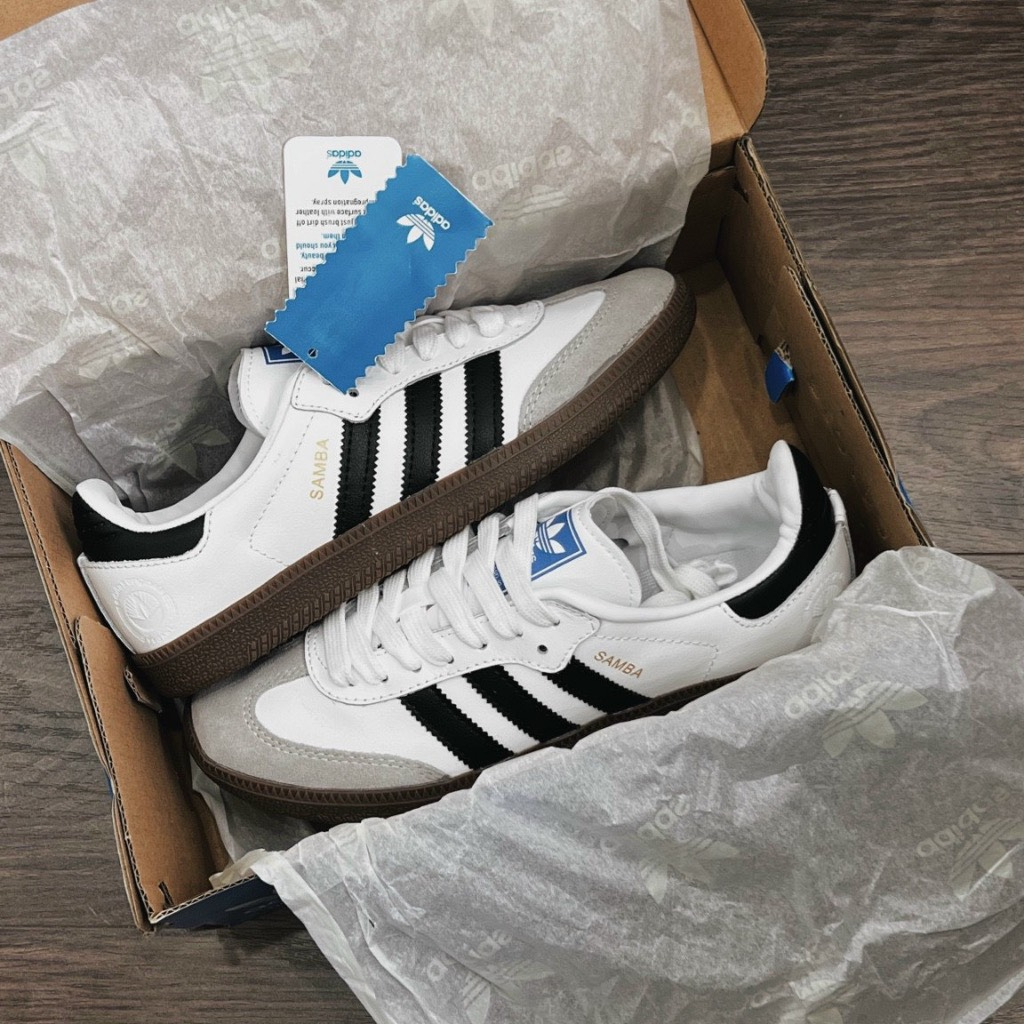 Giày thể thao Samba Classic White Black-Full box bill