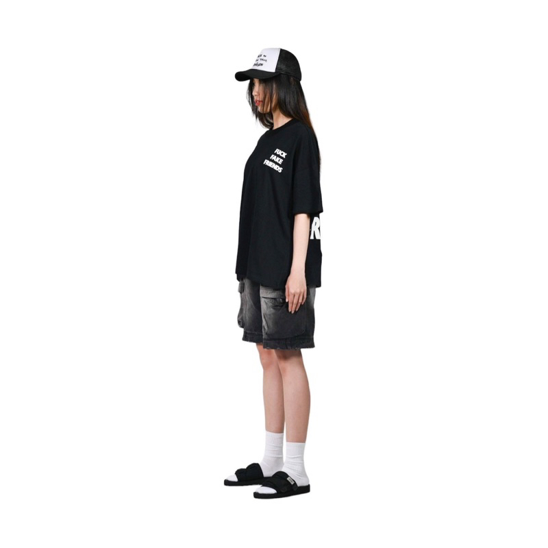 "FUCK FAKE FRIENDS" BIG BOXY T-SHIRT