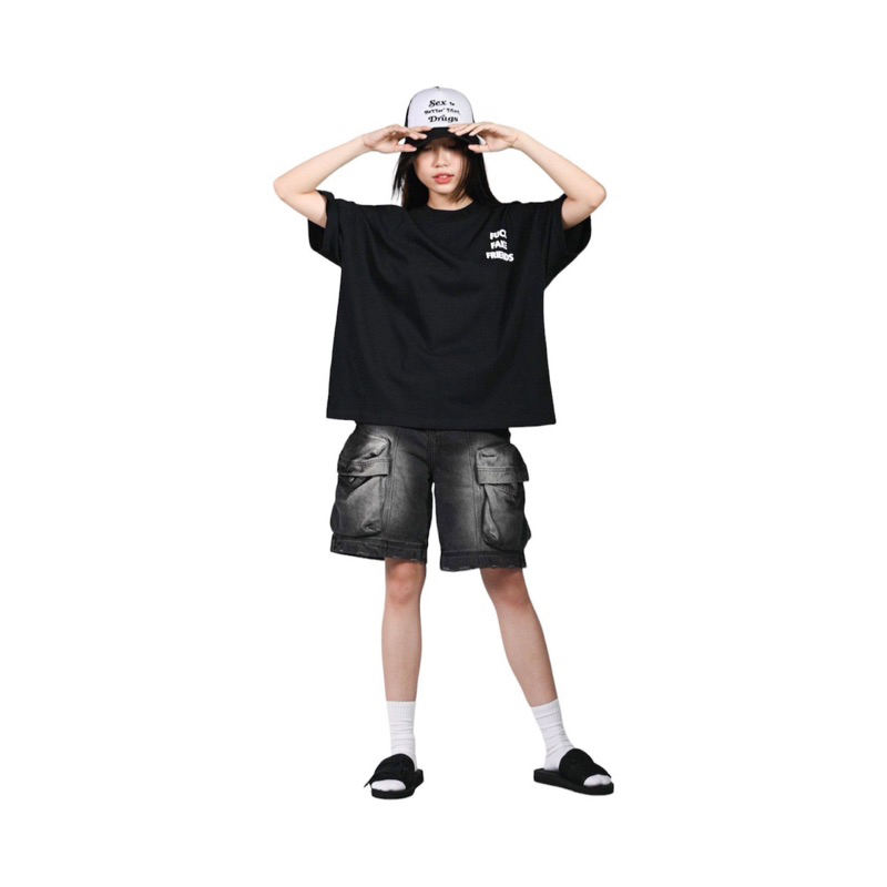 "FUCK FAKE FRIENDS" BIG BOXY T-SHIRT