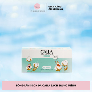 BÔNG LÀM SẠCH DA CALLA SẠCH SÂU 80 MIẾNG
