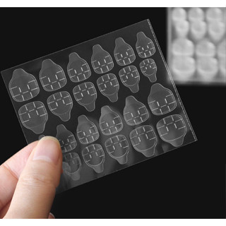 miếng dán móng giả tạm thời , miếng dán silicon móng tay giả ( 10 psc )