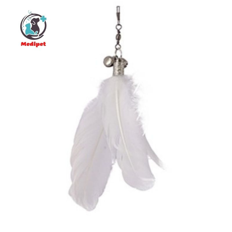 Lông vũ thay cần câu mèo đồ chơi cần câu cho mèo - Medipet