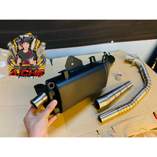 Pô Móc Winner X Nhét cổ Tăng 2 Khúc Inox304 Sử dụng Winer Sonic Raider Fi Ex150-155