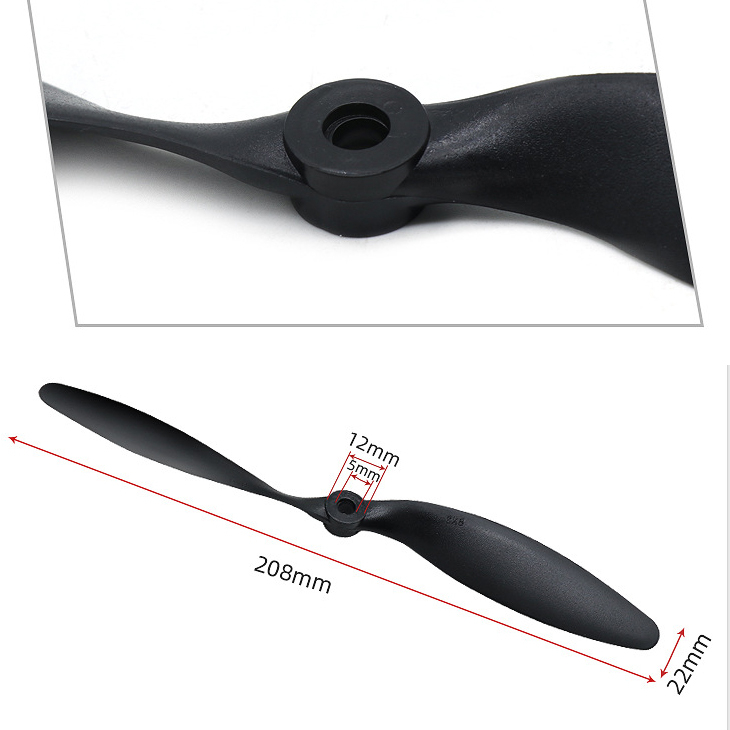 Cánh quạt 8060, cánh 8x6. Dùng chế tạo máy bay điều khiển Su-27, Su-35, F-22