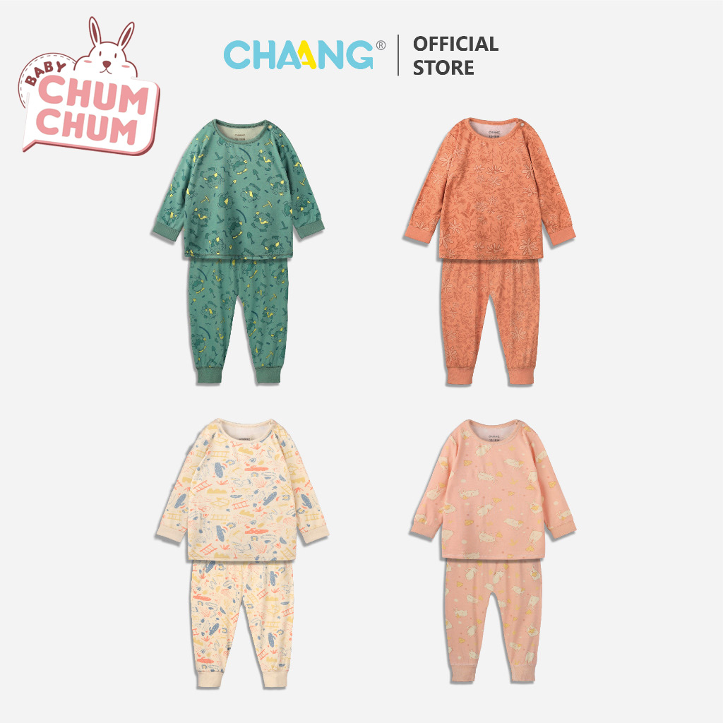 Bộ Dài Cúc Vai Treasure Cho Bé CHAANG AW23D9