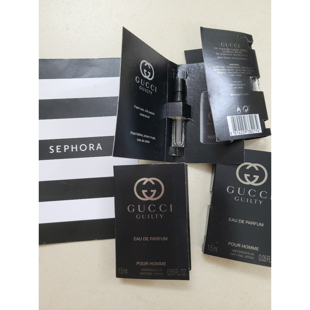 Vial Nước hoa Gucci Guilty Eau De Parfum 1,5ml