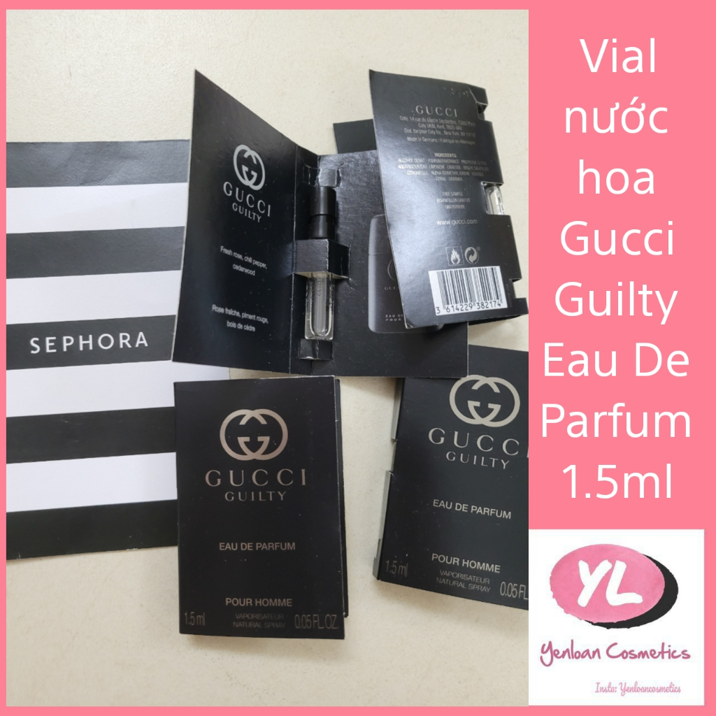 Vial Nước hoa Gucci Guilty Eau De Parfum 1,5ml