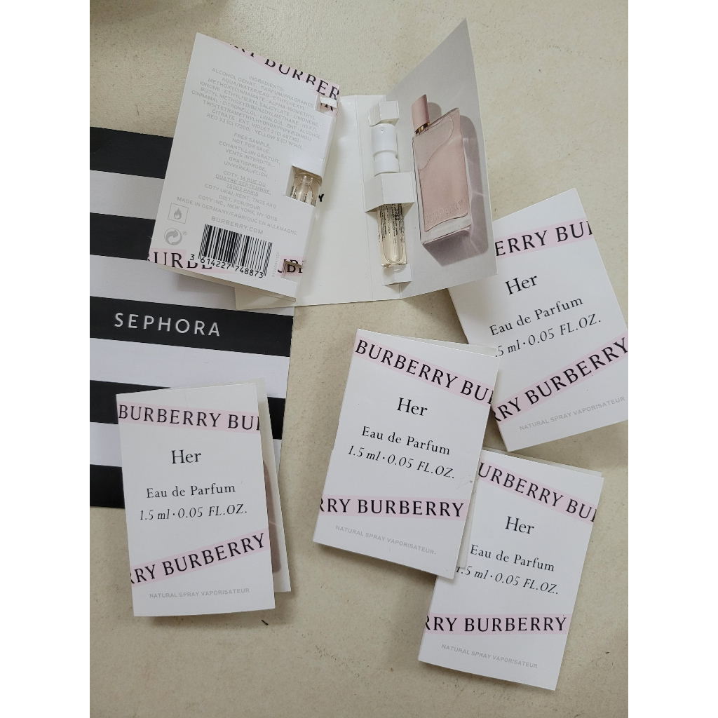 Vial Nước hoa Burberry Her Eau De Parfum 1,5ml sephora US