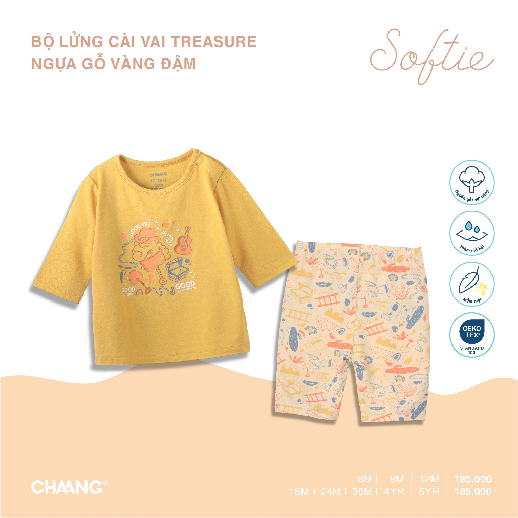 Bộ Lửng Cài Vai Treasure Cho Bé CHAANG AW23D9