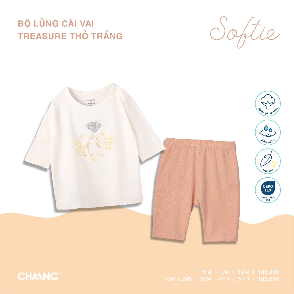 Bộ Lửng Cài Vai Treasure Cho Bé CHAANG AW23D9