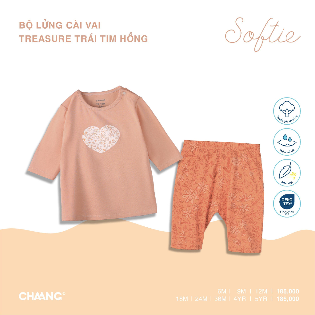 Bộ Lửng Cài Vai Treasure Cho Bé CHAANG AW23D9