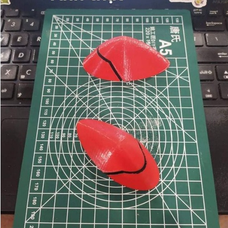 Đồ trang trí gắn kẹp, bờm tóc Asuka Langley Sohryu Evangelion