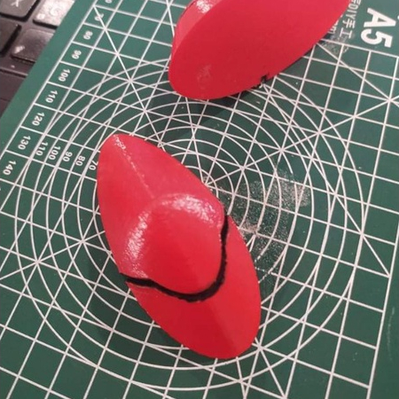 Đồ trang trí gắn kẹp, bờm tóc Asuka Langley Sohryu Evangelion