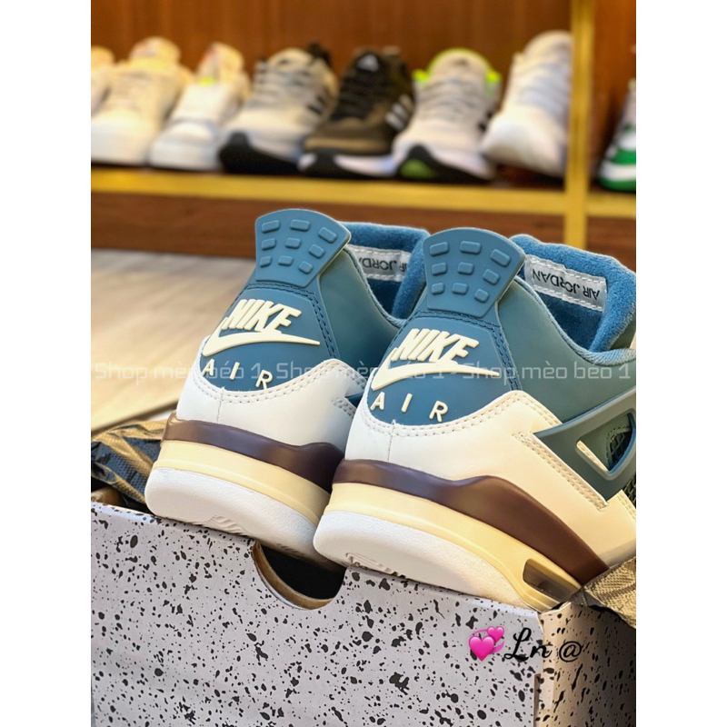 Giày thể thao sneaker jd 4 xanh đế cao fullbox