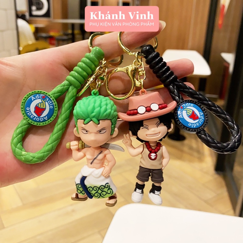 Móc Khóa Nhân Vật Hoạt Hình One Piece, Móc Treo Chìa Khoá, Treo Balo Khánh Vinh