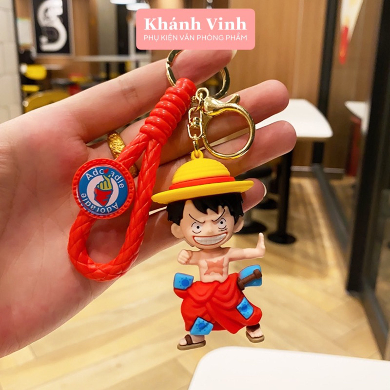 Móc Khóa Nhân Vật Hoạt Hình One Piece, Móc Treo Chìa Khoá, Treo Balo Khánh Vinh