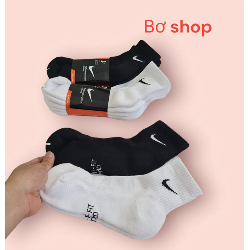 Tất Vớ Thể Thao Nike Drifit Cổ Trung