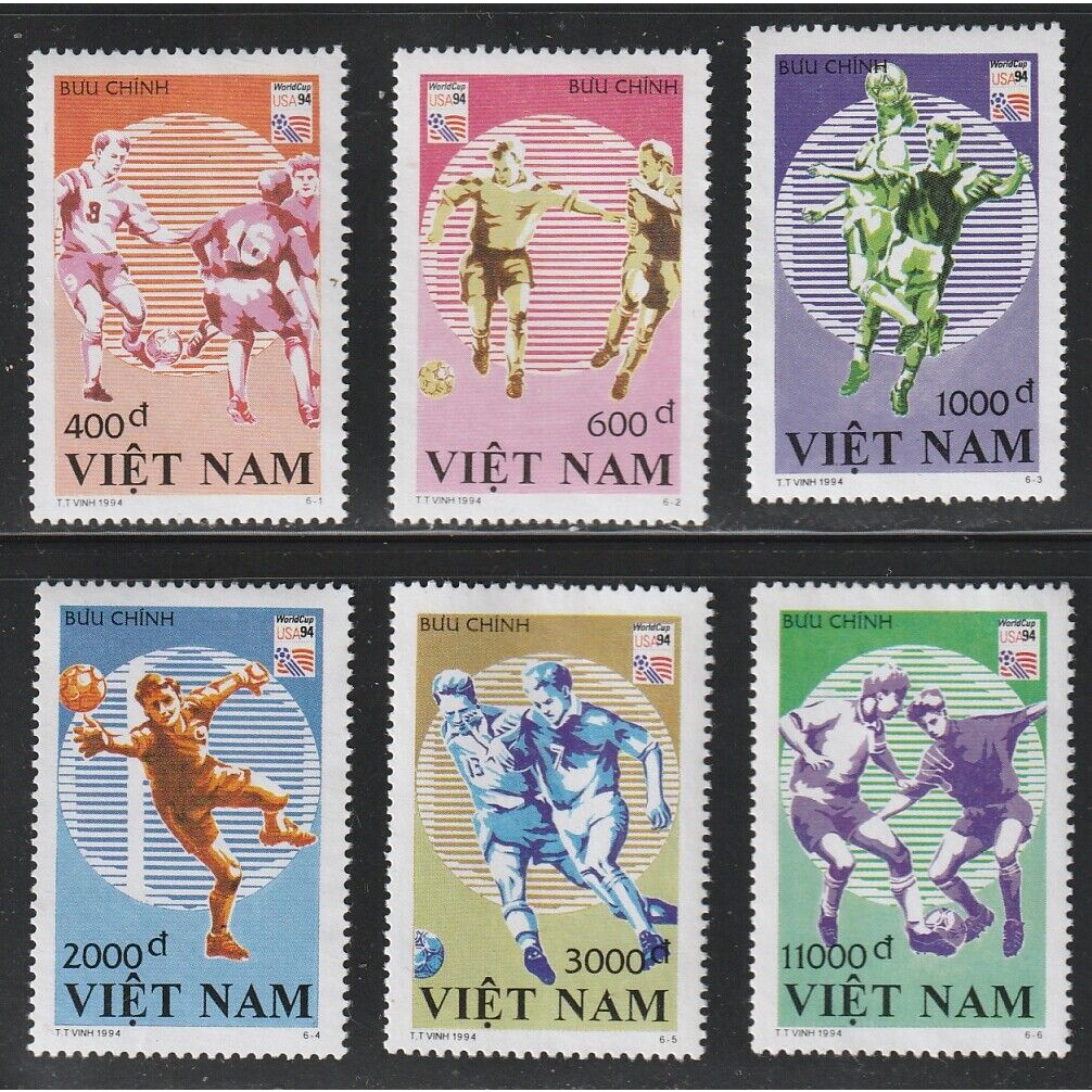 Tem sưu tập Việt Nam MS 682 Cúp bóng đá Thế giới USA 1994
