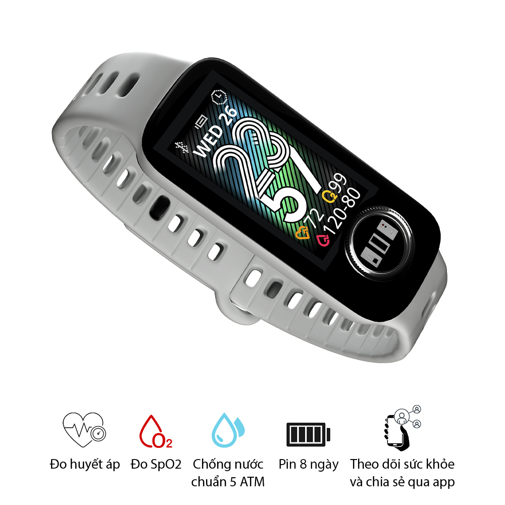 Đồng hồ thông minh ASUS VivoWatch 5 AERO  - Hàng Chính Hãng