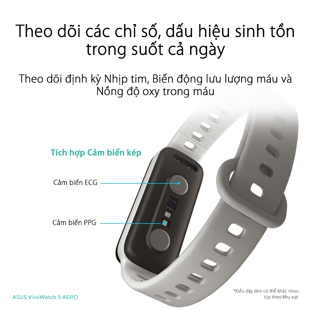 Đồng hồ thông minh ASUS VivoWatch 5 AERO  - Hàng Chính Hãng