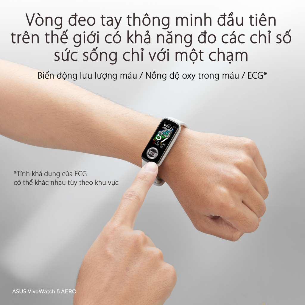 Đồng hồ thông minh ASUS VivoWatch 5 AERO  - Hàng Chính Hãng