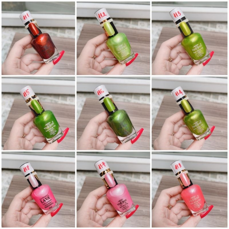 Sơn thường YESTERDAY màu sơn đẹp như sơn gel sơn nhanh khô và bền màu chai sơn 15ml