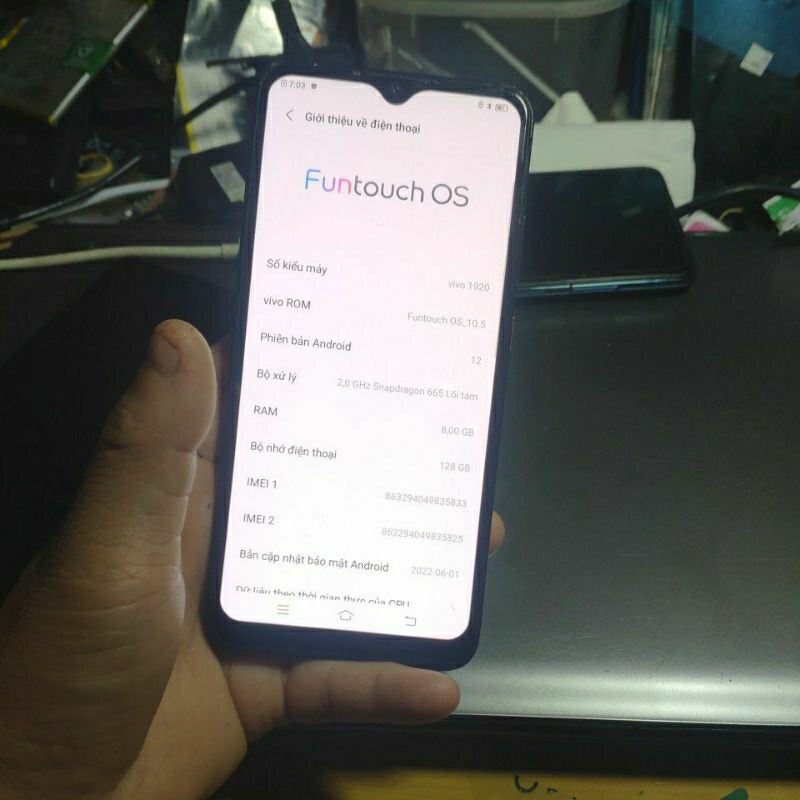 Điện thoại vivo s1 pro 8/128gb cũ rẻ như xác