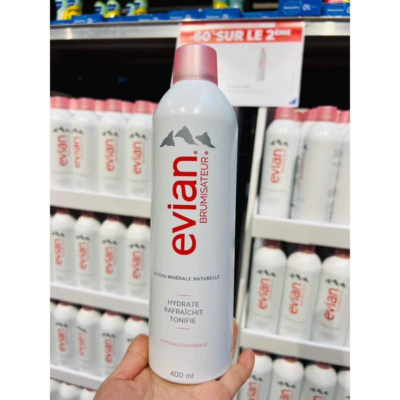 Xịt khoáng Evian 400ml