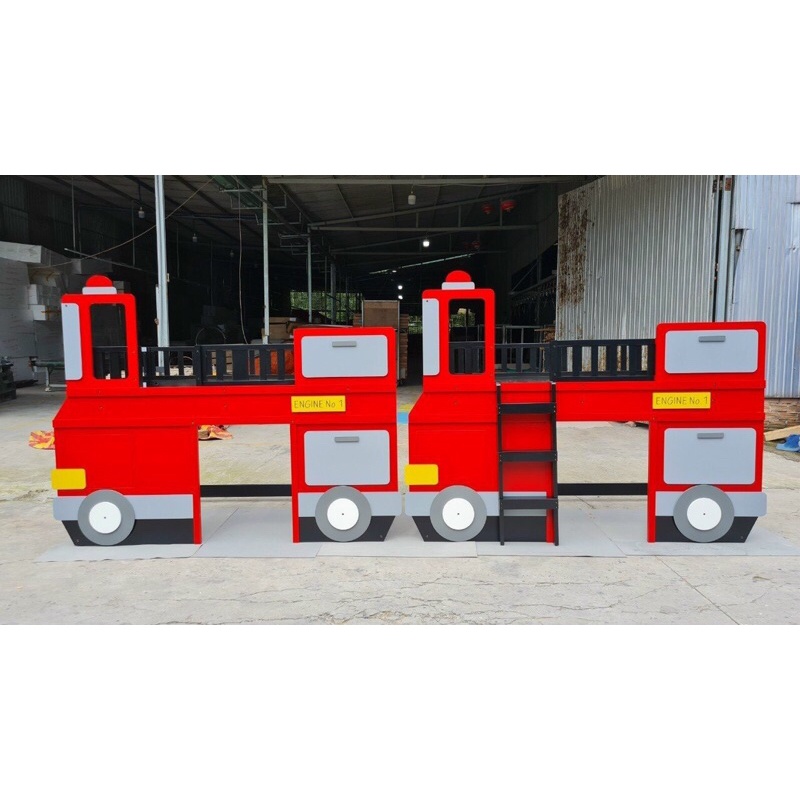 GIƯỜNG TẦNG HÌNH Ô TÔ CHO PHÒNG BÉ TRAI