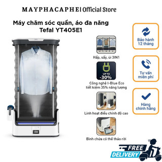  Máy Chăm Sóc Quần Áo Đa Năng TEFAL YT4050E1 Máy Giặt Sấy Hấp Ủi Quần Áo Nhập Đức BH 24 Tháng 