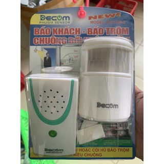 Chuông báo khách - báo chống trộm Decom không dây chính hãng