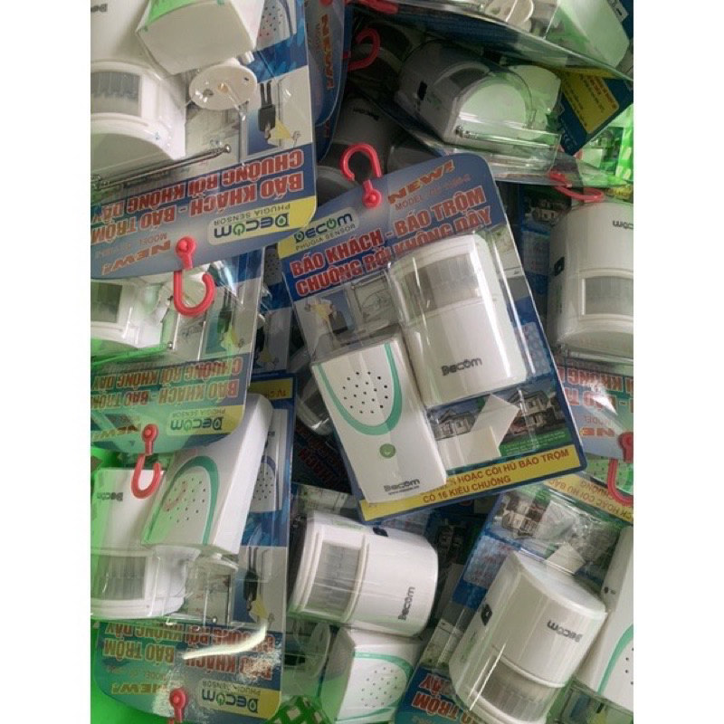 Chuông báo khách - báo chống trộm Decom không dây chính hãng