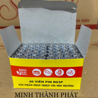 1 HỘP PIN ĐŨA AAA CON THỎ 1,5V (40 viên/hộp)