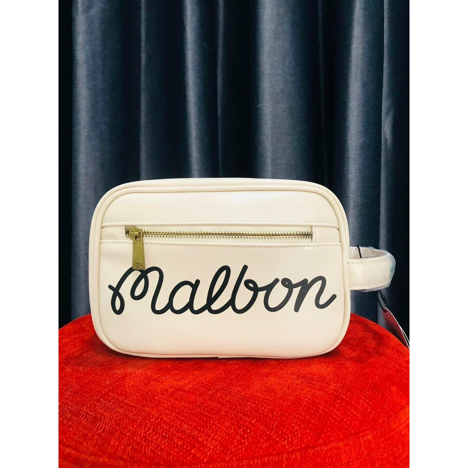 MALBON Túi golf cầm tay nam nữ 2 ngăn da PU cao cấp tốt TC013