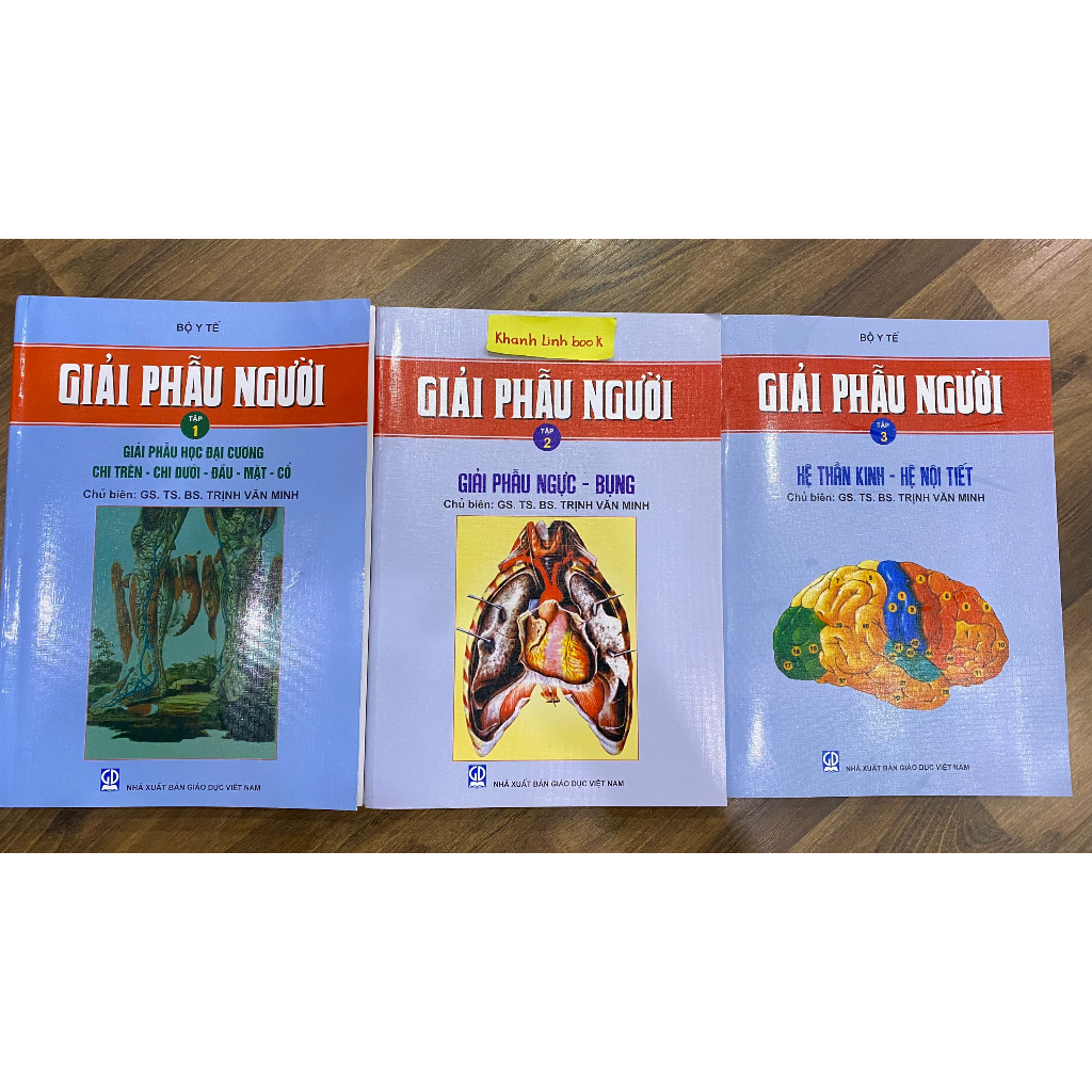 Sách - Combo Giải Phẫu Người Tập 1 + 2 + 3