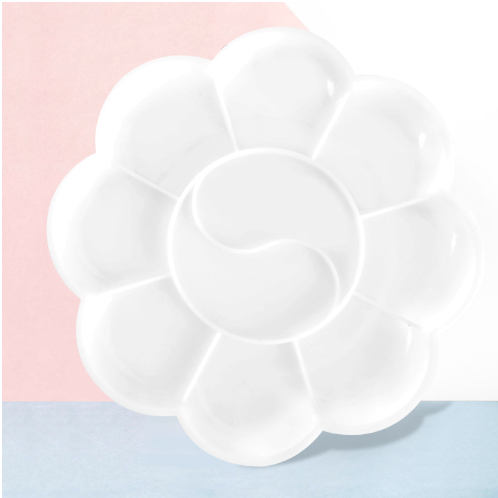 Khay nhựa pha màu 10 ngăn.