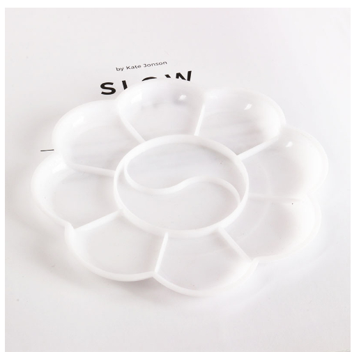 Khay nhựa pha màu 10 ngăn.