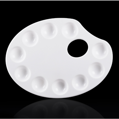 Khay nhựa pha màu 10 ngăn.