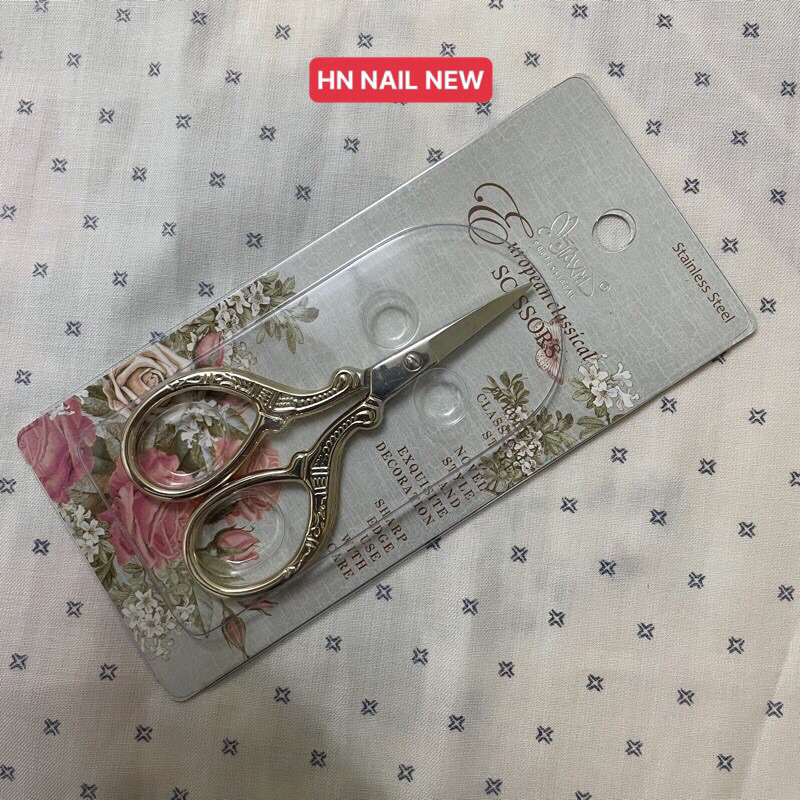 Kéo cắt form móng tay , kéo con hạc HN NAIL NEW