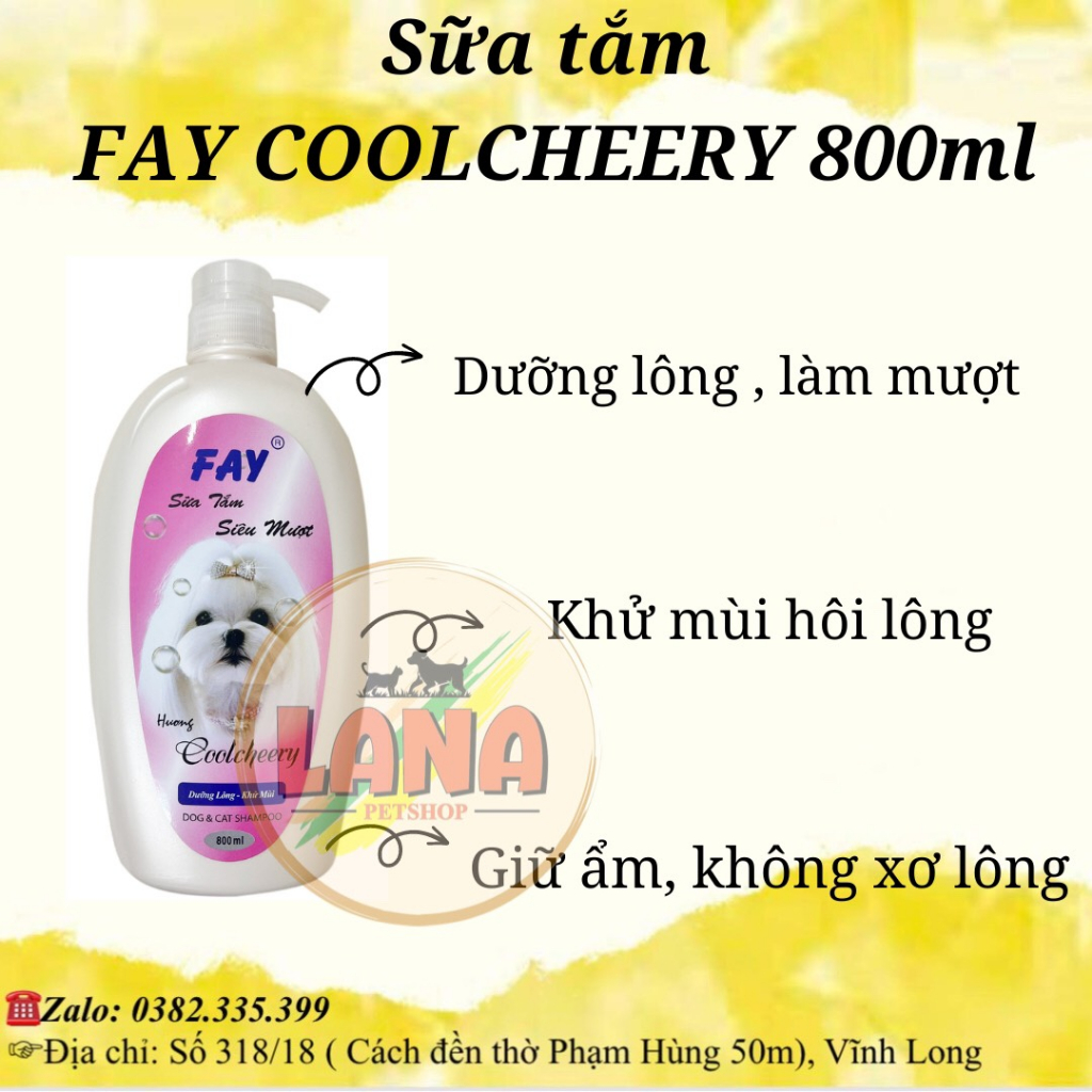 Sữa Tắm FAY Siêu Mượt Coolcheery 800ml