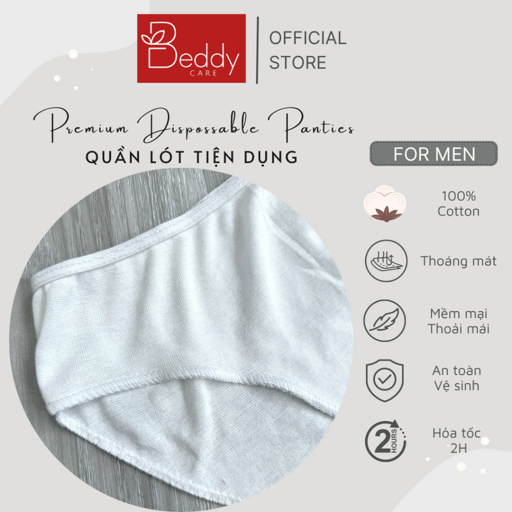 Quần lót Cotton tiện dụng cho Nam thích hợp dã ngoại, du lịch, công tác, chơi thể thao,...