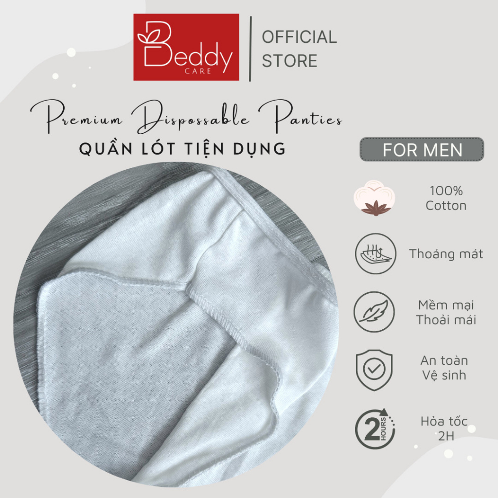 Quần lót Cotton tiện dụng cho Nam thích hợp dã ngoại, du lịch, công tác, chơi thể thao,...