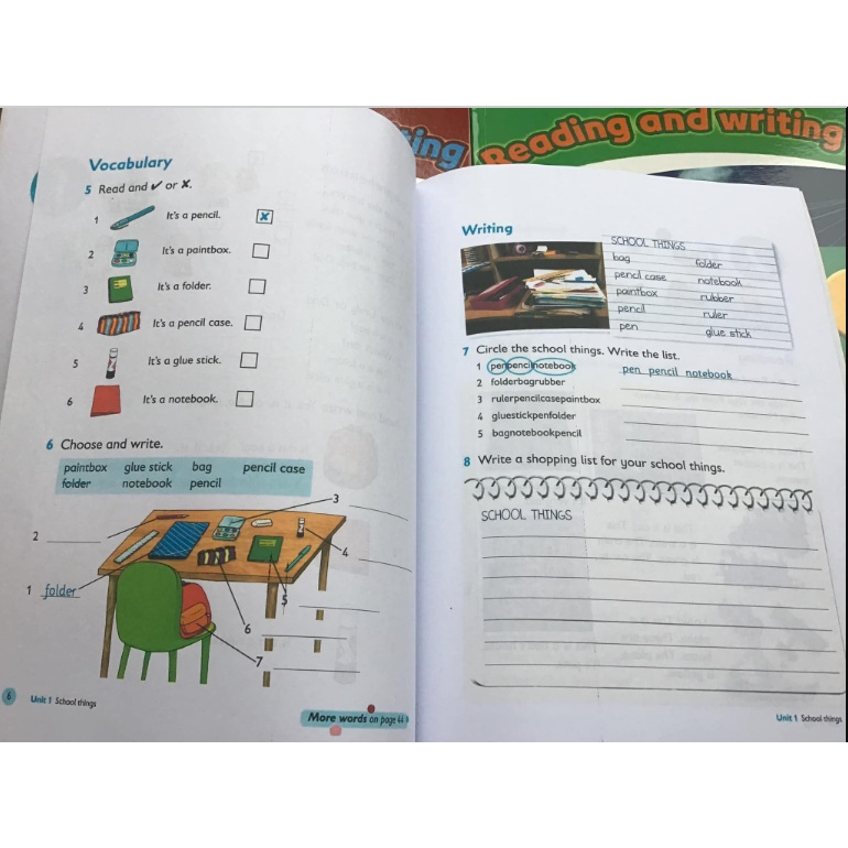 Oxford Reading And Writing 6 level màu tặng file nghe