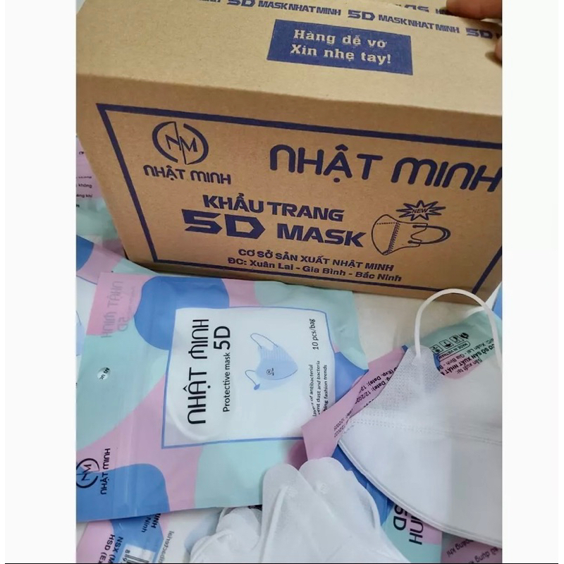 THÙNG 200 CHIẾC KHẨU TRANG 5D MASK TIỆN LỢI CHO NGƯỜI SỬ DỤNG ( giá tốt )