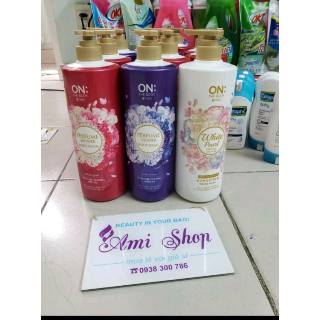Sữa tắm On the body Perfume 1000ml