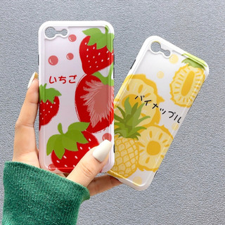 [ Iphone 7/8 ] Ốp Lưng Silicon IMD Bảo Vệ Camera Fruits