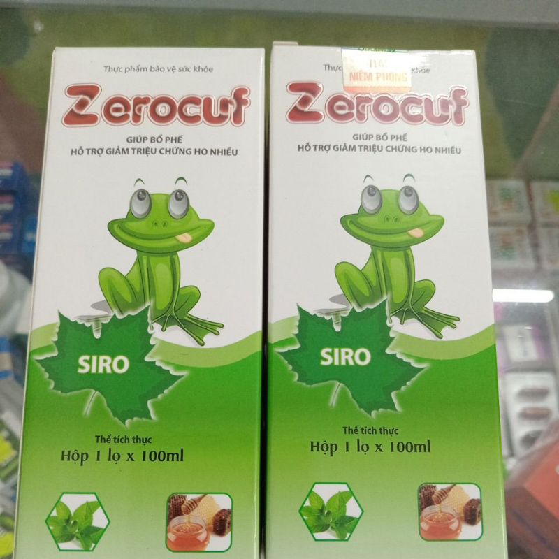 Zerocuf Siro ho cho trẻ từ 6 tháng tuổi
